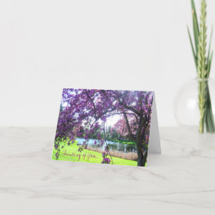 'Thinking of You' photo notecard