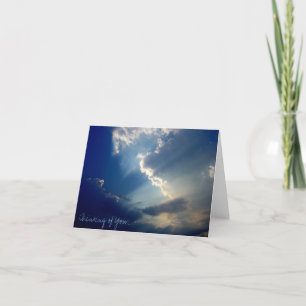 'Thinking of You' photo notecard