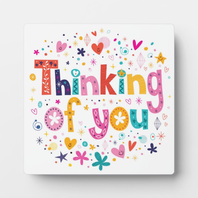 Thinking Of You Plaque (Front)