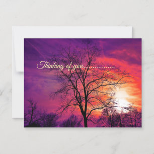 thinking of you postcard