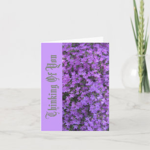 "THINKING OF YOU/ PURPLE AZALEAS" CARD