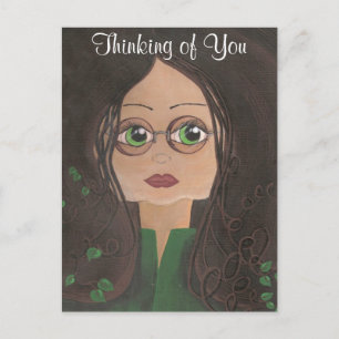 Thinking Of You Quantum Cutie Ivy Postcard