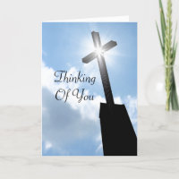Thinking Of You Religious Greeting Card