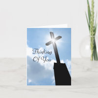 Thinking Of You Religious Greeting Card