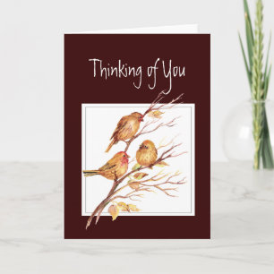 Thinking of You, Scripture, Matthew 6:26, Birds Card