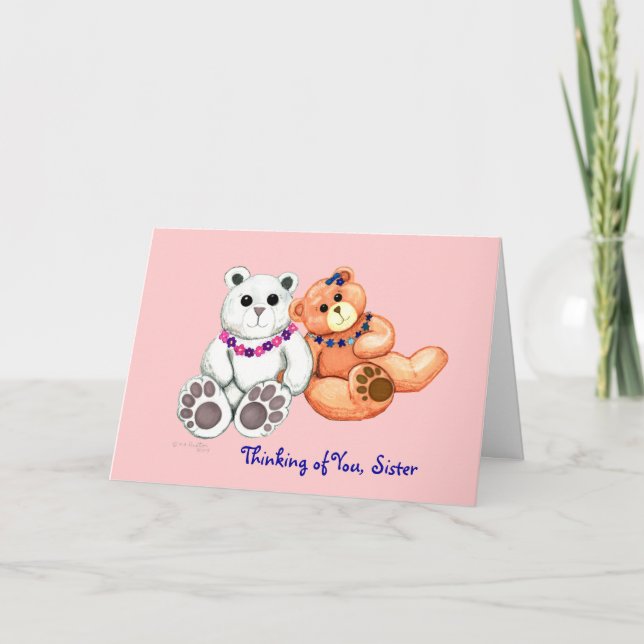 Thinking of You, Sister Greeting Card (Front)