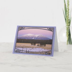 Thinking Of You Snow Capped San Francisco Peaks Card