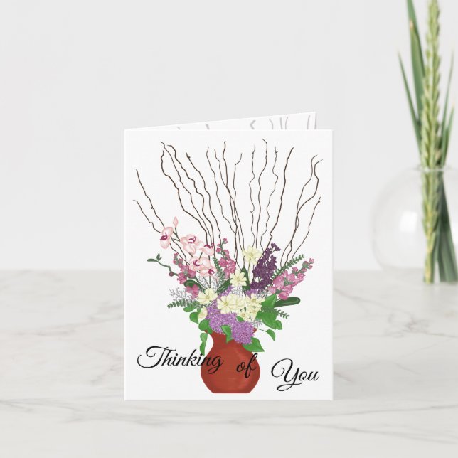 Thinking of you (Stunning Piece) Greeting Card (Front)
