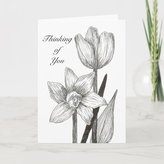 Thinking of You Sympathy Card (Front)