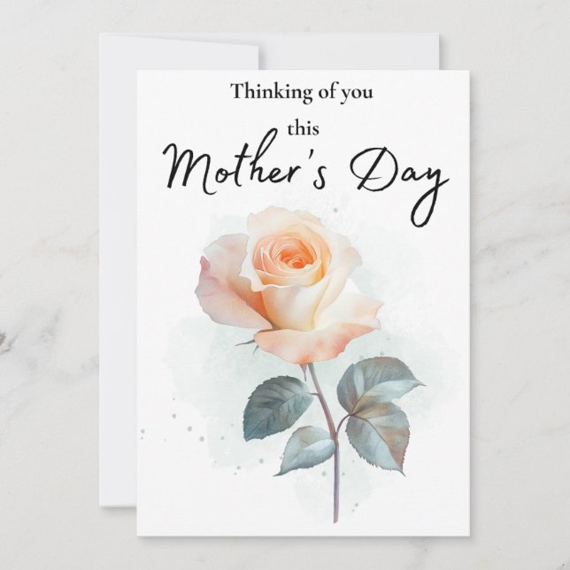 Thinking of You This Mother’s Day – Sympathy Card (Front)