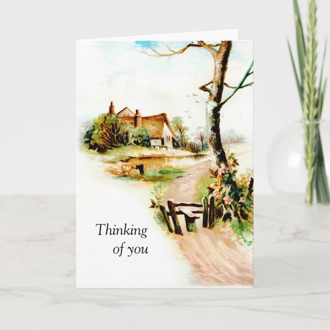 Thinking of you today card (Front)