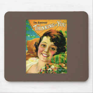 Thinking of You Vintage - Rolf Armstrong Mouse Pad