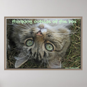 Thinking outside of the box poster