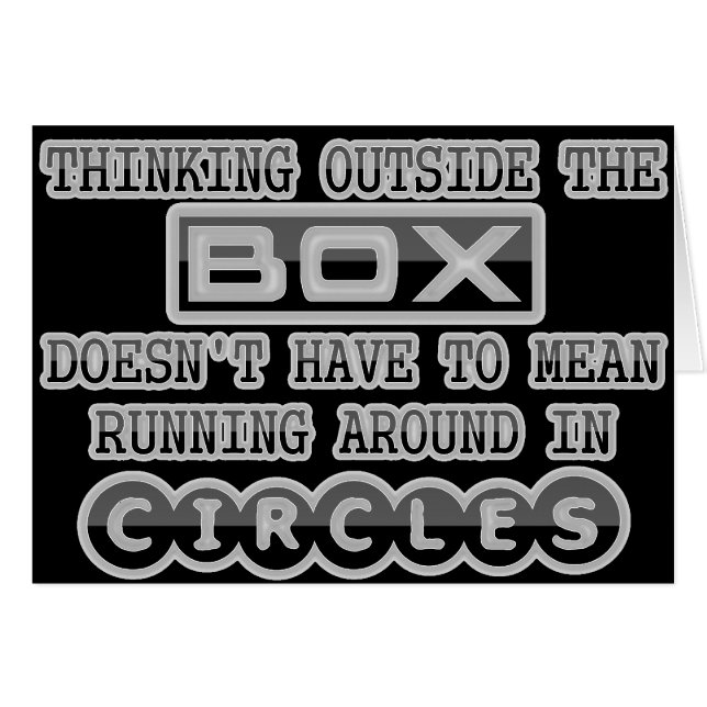 Thinking Outside the Box (Front Horizontal)