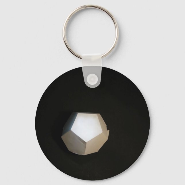 Thinking outside the Dodecahedron Keychain (Front)