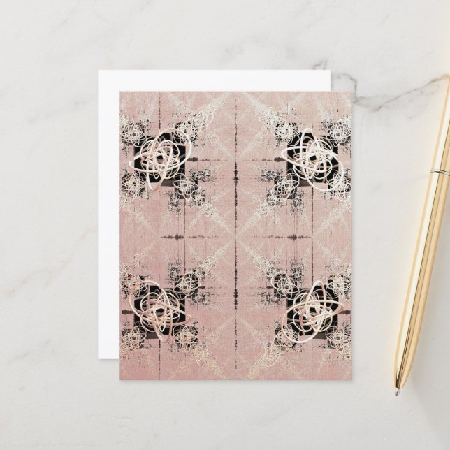 Thinking Pastel Twists Paper Sheet (Front/Back In Situ)