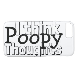Thinking Poopy Thoughts Case-Mate iPhone Case