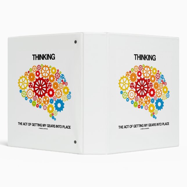 Thinking The Act Of Getting My Gears Into Place Binder (Background)