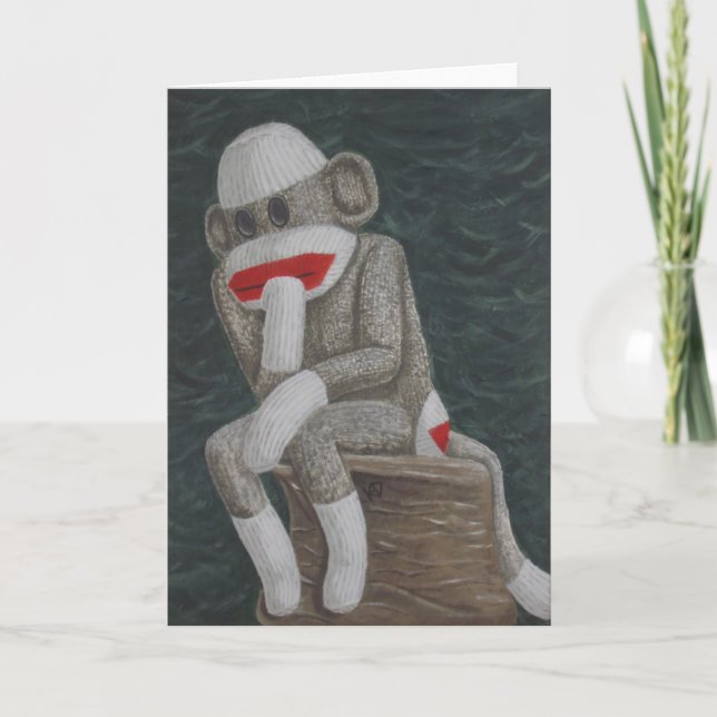 Thinking Thock Monkey Cards (Front)