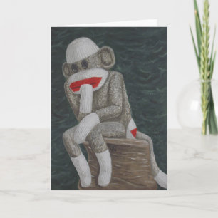 Thinking Thock Monkey Cards