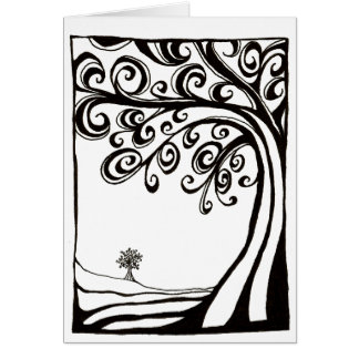 Thinking Tree - card