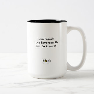 Thinkwells Thoughts- Tad Conner edition Two-Tone Coffee Mug