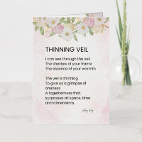 Thinning Veil - Awakening Poem Poster