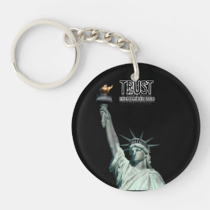 Thiqa Statue of Liberty Keychain - Inspirational T