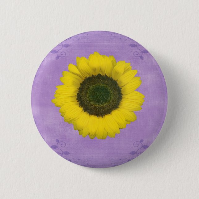Third Chakra Gift 2 Inch Round Button (Front)