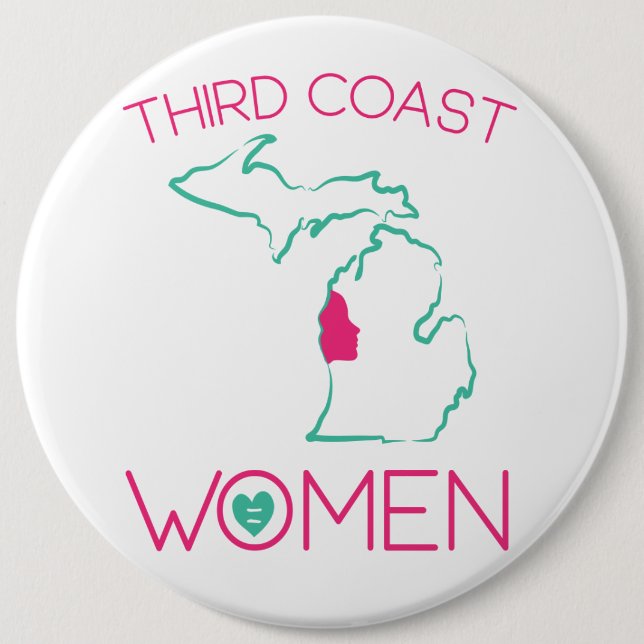 Third Coast Women Washington D.C. January 2017 6 Inch Round Button (Front)
