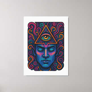 Third Eye Activation T-Shirt – Psychedelic  Canvas Print