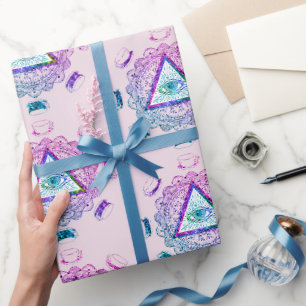 Third Eye All Seeing Eye Coffee Cup Wrapping Paper