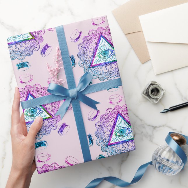Third Eye All Seeing Eye Coffee Cup Wrapping Paper (Gifting)