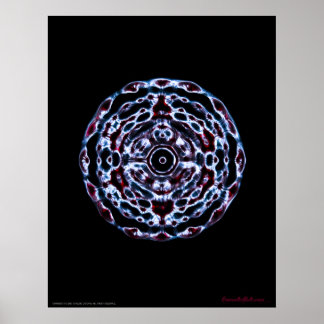 Third Eye and Crown Chakra Frequency Poster