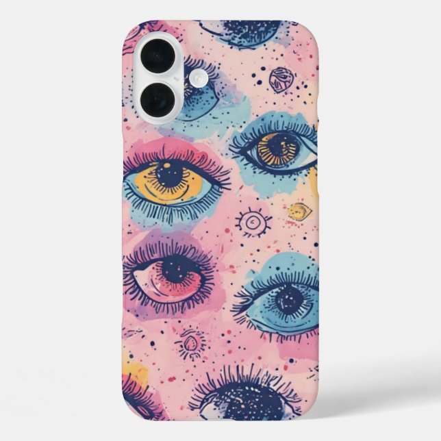Third Eye Bloom - IPhone 16 Coque (Verso)