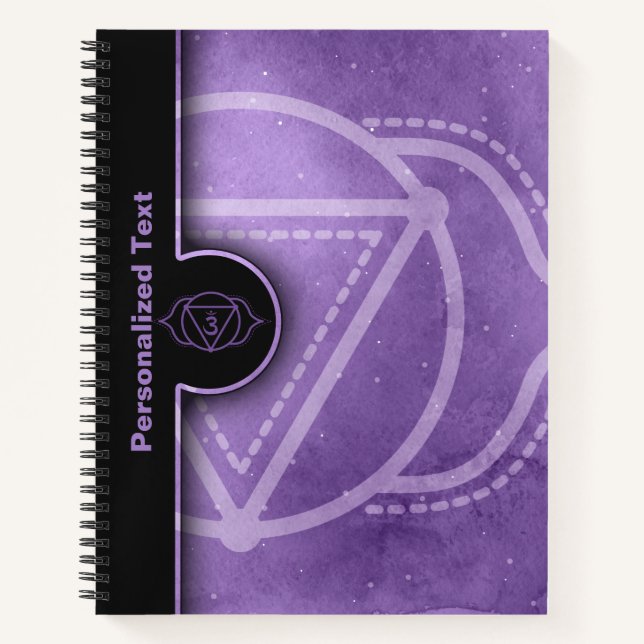 Third Eye Chakra Ajna Energy Healing Notebook (Front)