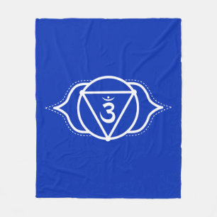 Third Eye Chakra   Ajna   Indigo   Meditation  Fleece Blanket