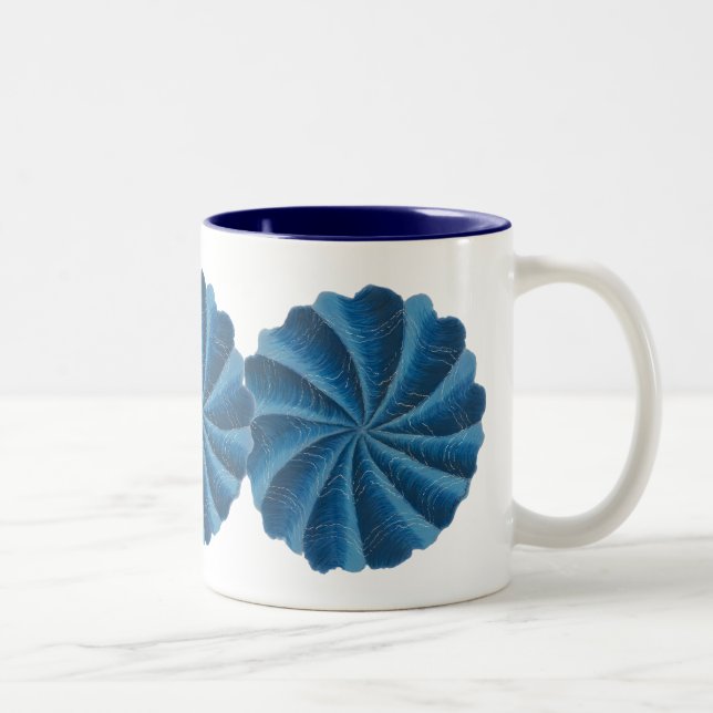 Third Eye Chakra Art #2 Two-Tone Coffee Mug (Right)