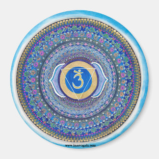 Third Eye Chakra Mandala Magnet