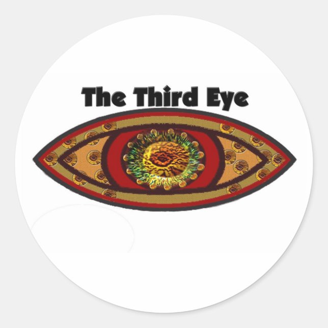 Third Eye Classic Round Sticker (Front)