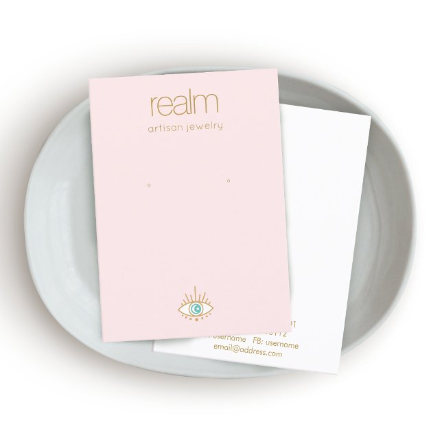 Third Eye Earring Jewellery Display Business Card (Creator Uploaded)