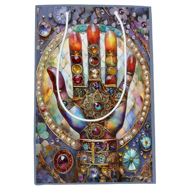 Third Eye Mystic Palm Medium Gift Bag (Front)