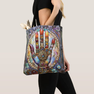 Third Eye Mystic Palm Tote Bag