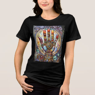 Third Eye Mystic Palm Tri-Blend Shirt