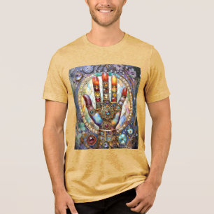 Third Eye Mystic Palm Tri-Blend Shirt
