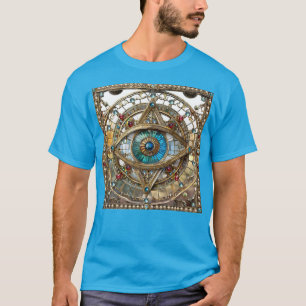 Third Eye Ornate Window Pane T-Shirt