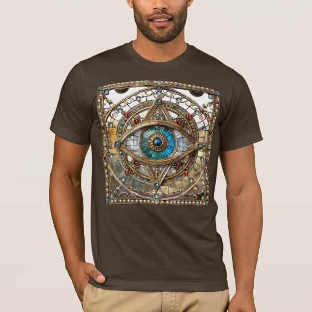 Third Eye Ornate Window Pane T-Shirt (Front)