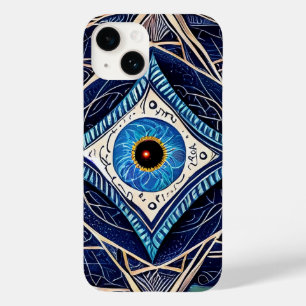 Third Eye Protection Magic Spell Blue Evil Eye Case-Mate iPhone 14 Case