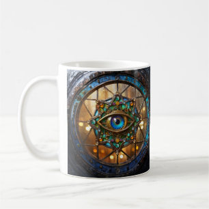 Third Eye Rustic Porthole Window Coffee Mug