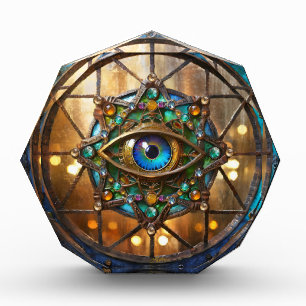 Third Eye Rustic Porthole Window Photo Block